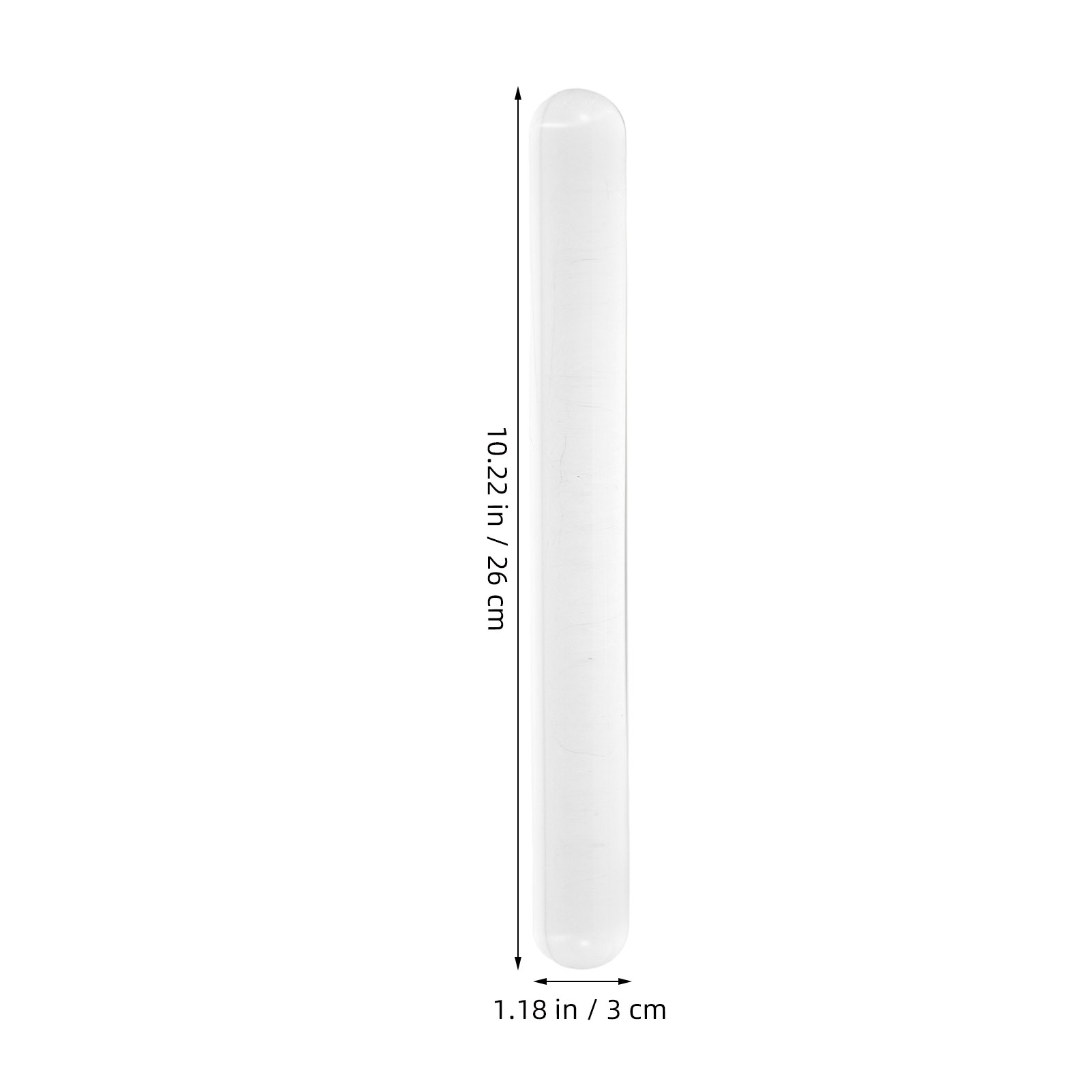 Clear Solid Glass Rolling Pin  - Kitchen Roller Baking บทวิจารณ์และราคา