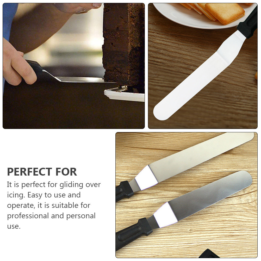 4Pcs Icing Spatula Set Plastic - Kitchen Baking Decor บทวิจารณ์และราคา