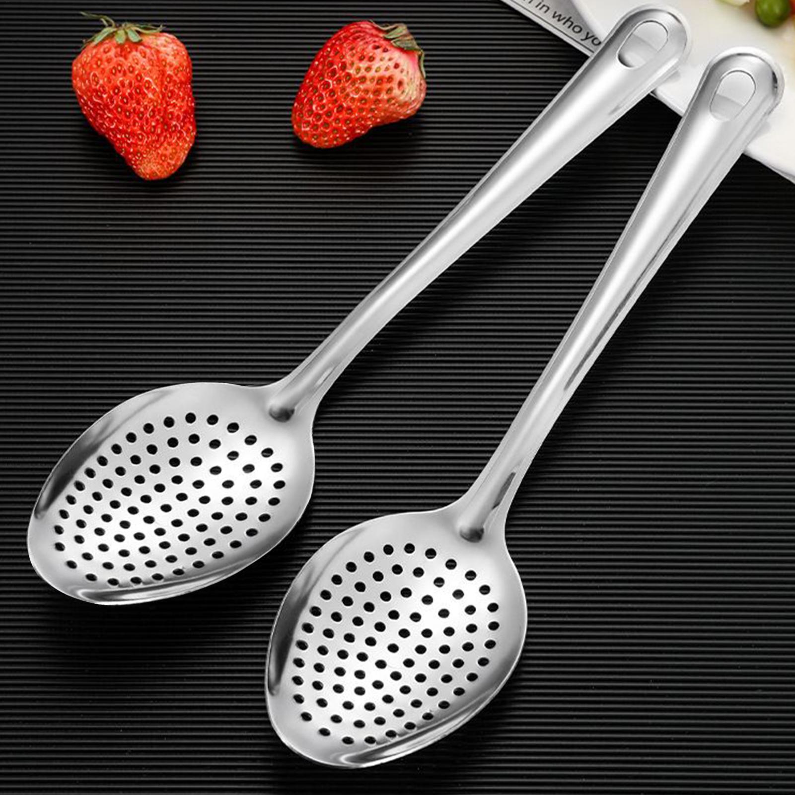 New Metal Slotted Spoon Stainl - Offset Spatula Set บทวิจารณ์และราคา