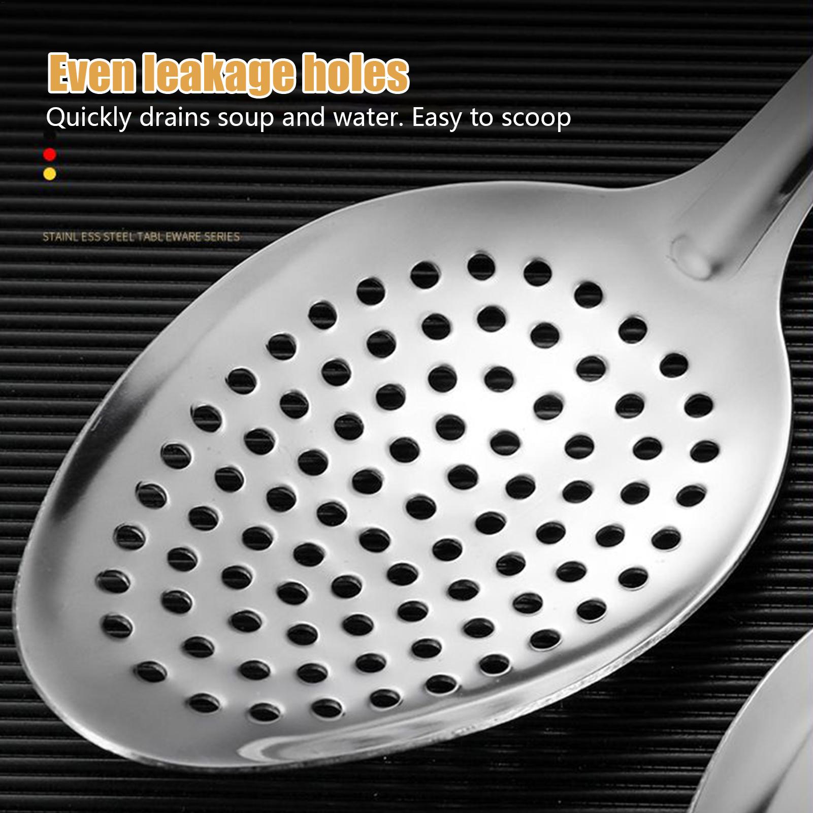 New Metal Slotted Spoon Stainl - Offset Spatula Set บทวิจารณ์และราคา