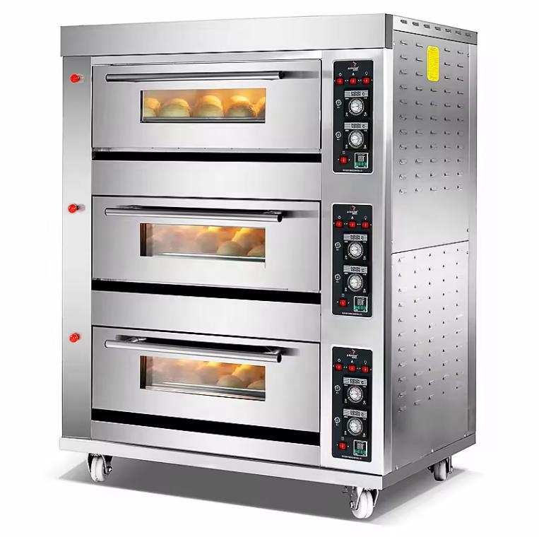 3 Deck 6 Trays Commercial Kitc - Commercial Kitchen Baking Equipment บทวิจารณ์และราคา