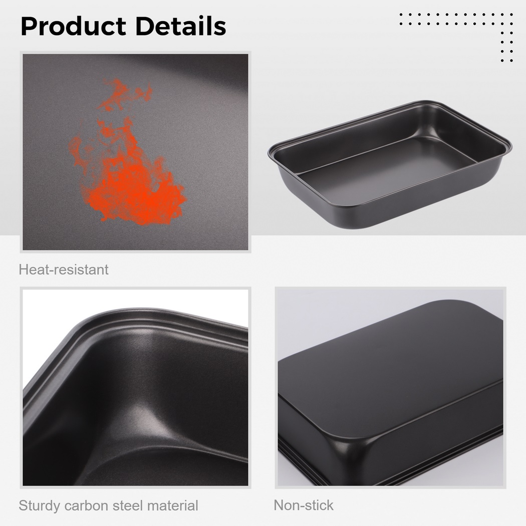 3-Sized 3Pcs/Set Non-Stick Ove - Kitchen Baking Tray Set บทวิจารณ์และราคา