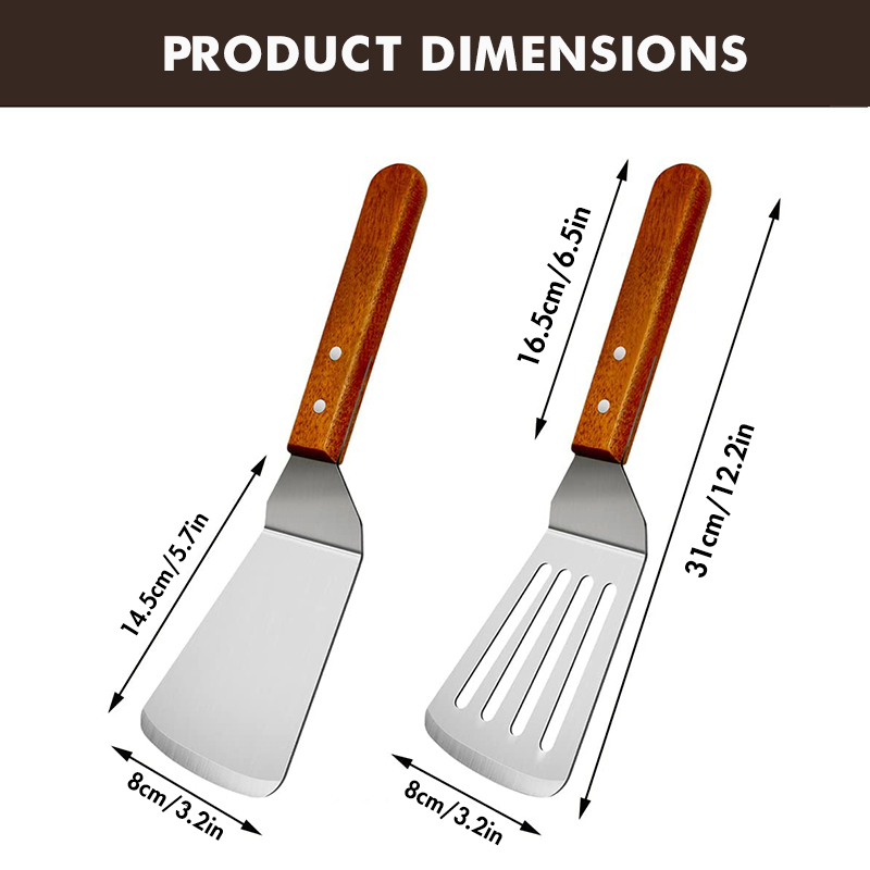 Metal Spatulas for Cast Iron S - Offset Spatula Set บทวิจารณ์และราคา