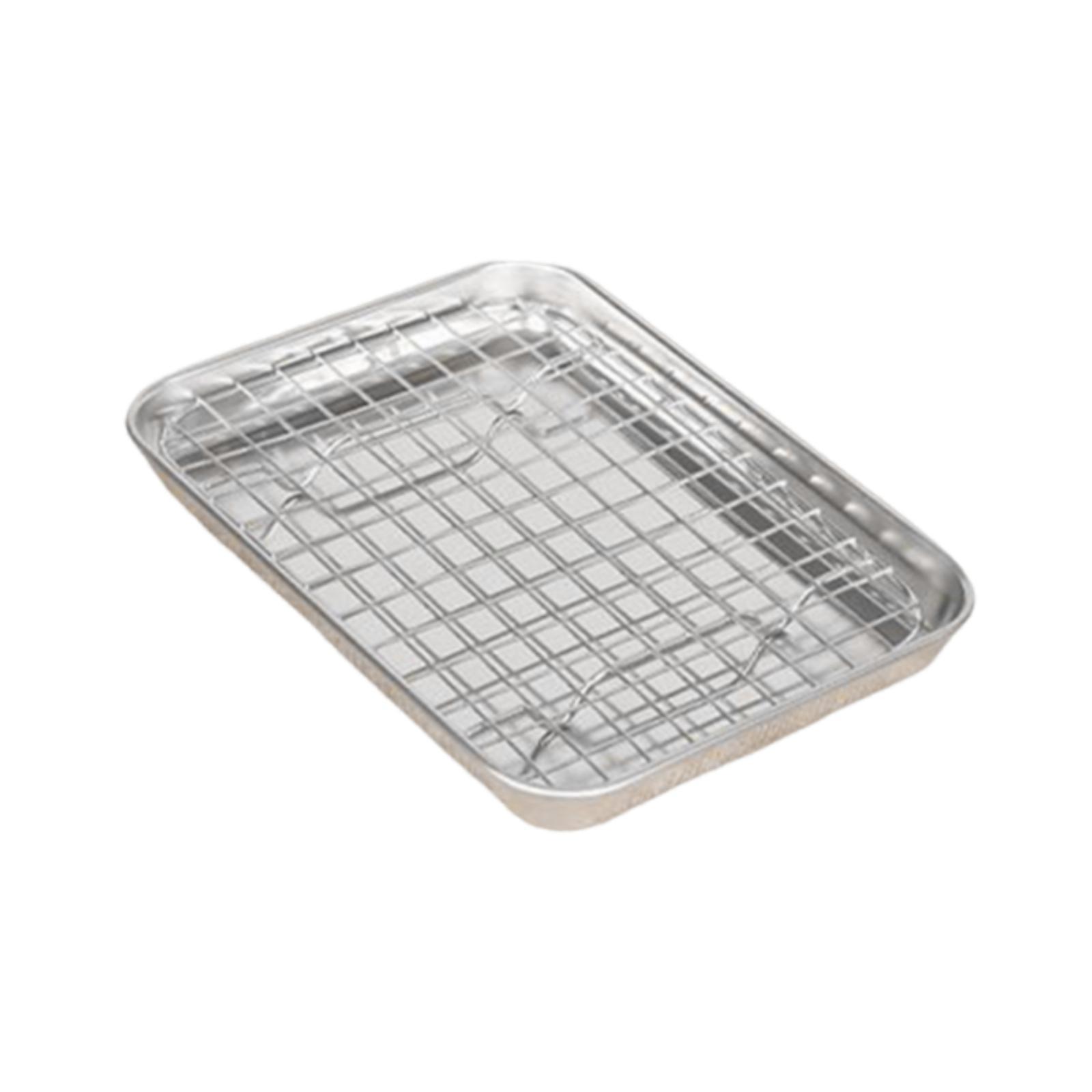 Cookie Sheet with Cooling Rack - Kitchen Baking Tray Set บทวิจารณ์และราคา