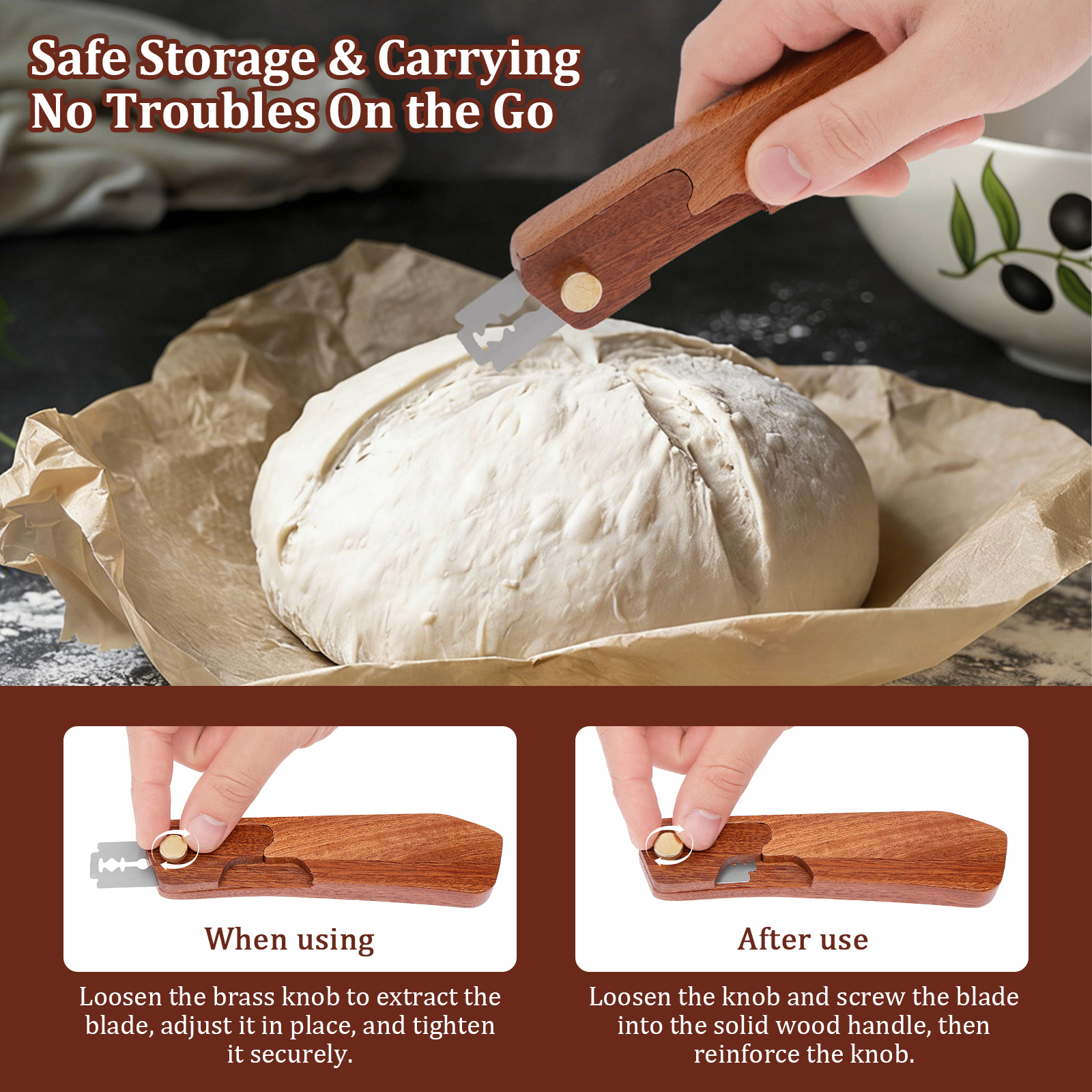 Bread Lame Sourdough Scorer To - Kitchen Baking Gadgets บทวิจารณ์และราคา
