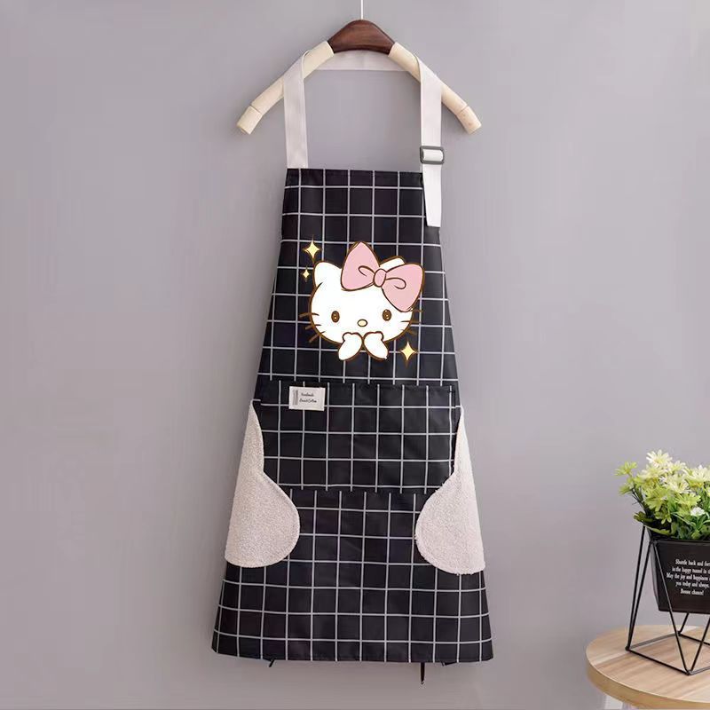 Hello Kitty Apron Cute Cartoon - Kitchen Jobs บทวิจารณ์และราคา