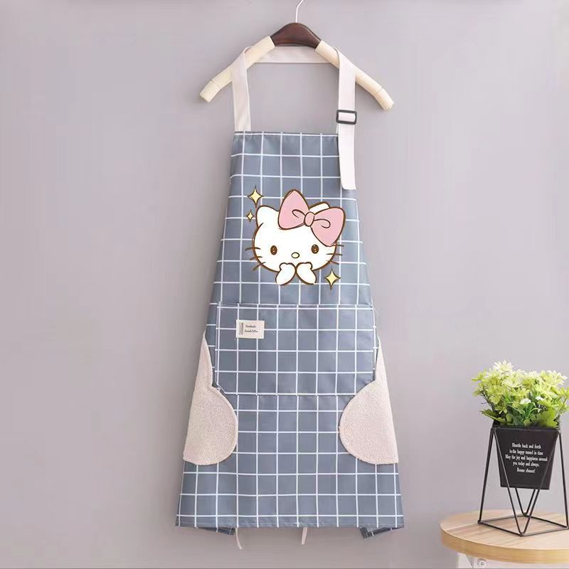 Hello Kitty Apron Cute Cartoon - Kitchen Jobs บทวิจารณ์และราคา