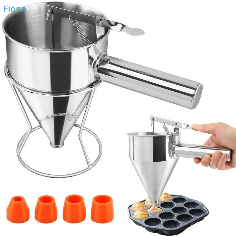 ✔Stainless Steel Funnel Dispen - Kitchen Baking Blender บทวิจารณ์และราคา