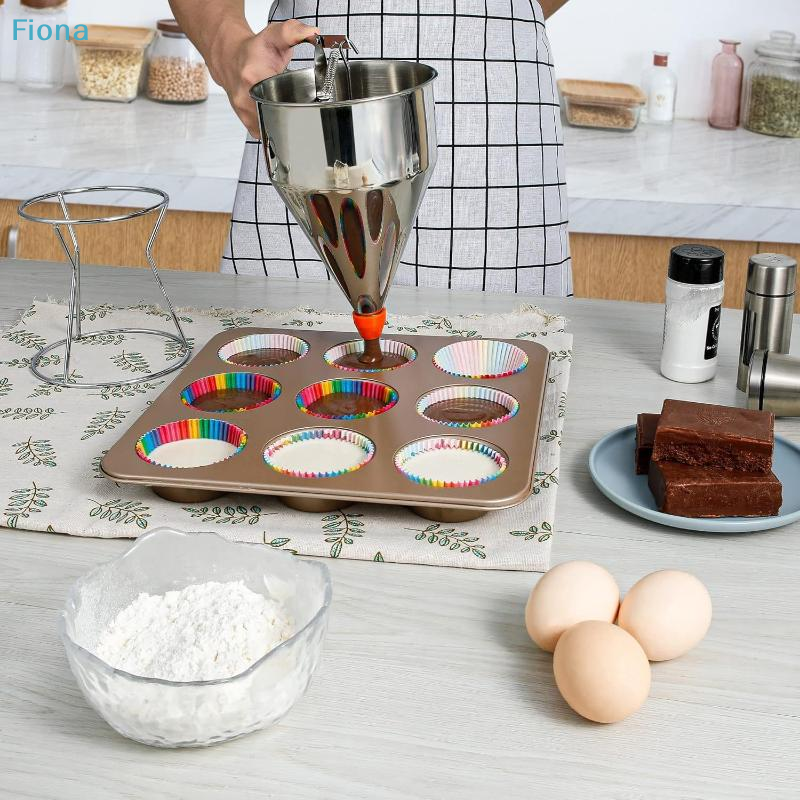✔Stainless Steel Funnel Dispen - Kitchen Baking Blender บทวิจารณ์และราคา