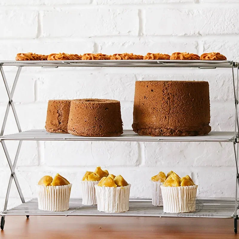 Foldable Multi-Layer Cake Cool - Kitchen Baking Rack บทวิจารณ์และราคา