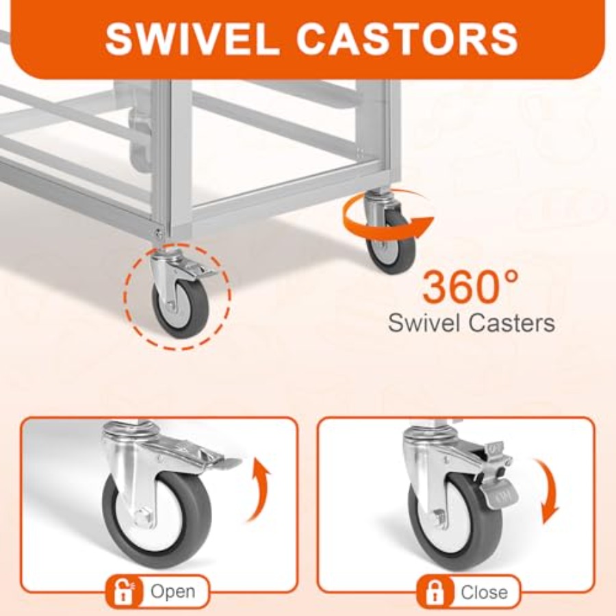 Commercial bakery rack for bun - Kitchen Bakery บทวิจารณ์และราคา