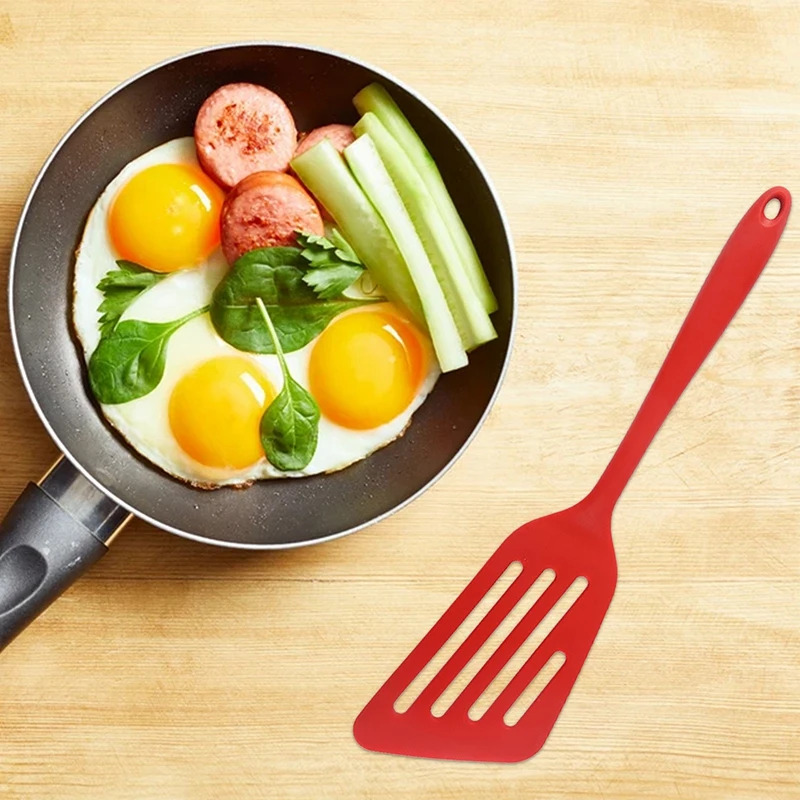1PCS Kitchen non-stick silicon - Offset Spatula Set บทวิจารณ์และราคา