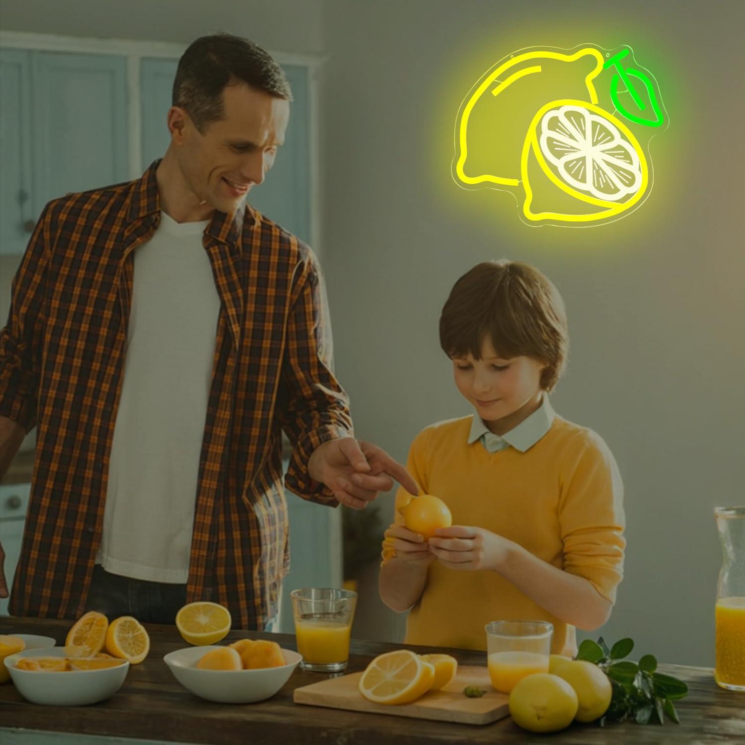 Lemon Neon Sign Dimmable LED L - Kitchen Up บทวิจารณ์และราคา