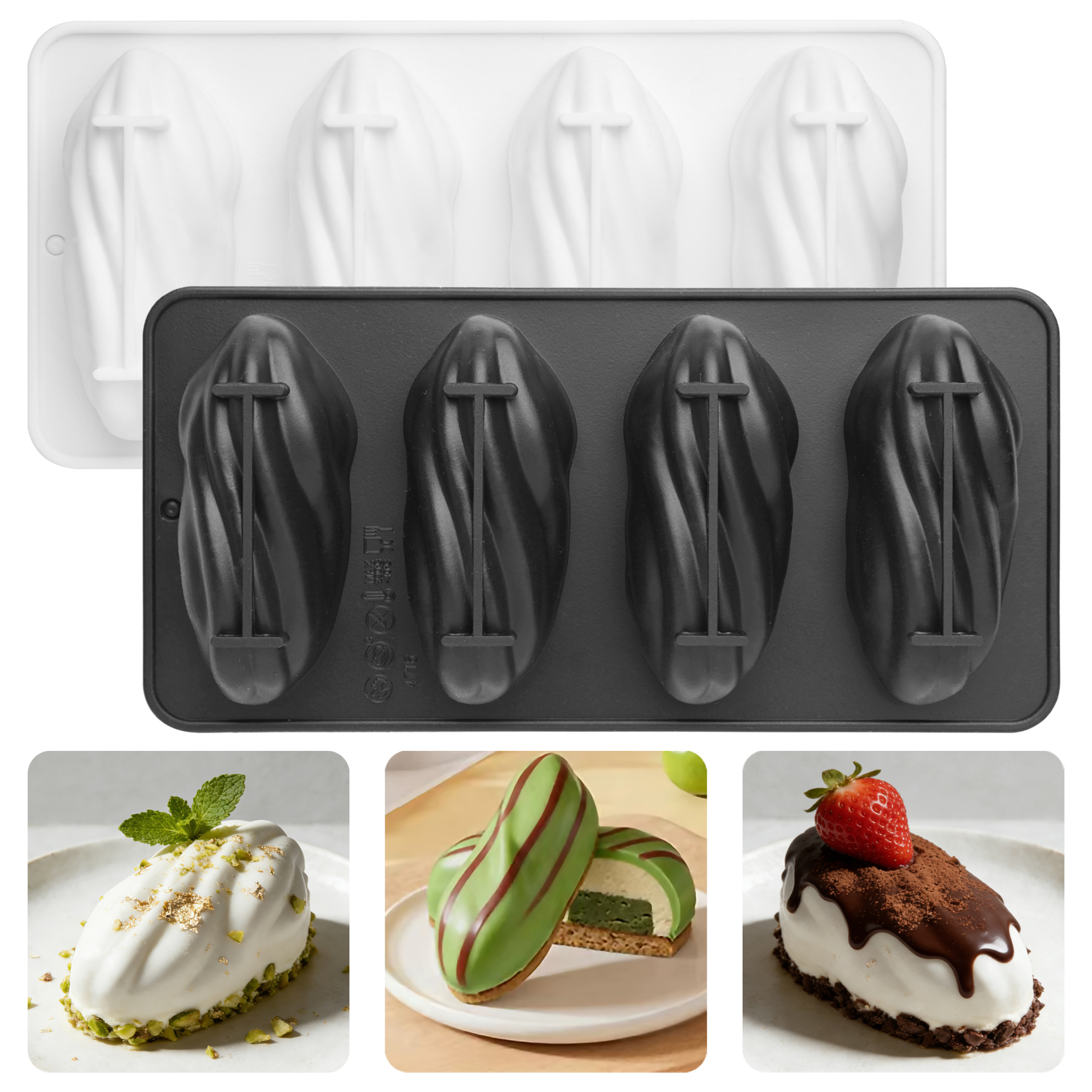 4-Cell Pistachios Design Silic - Kitchen Design For Baking บทวิจารณ์และราคา