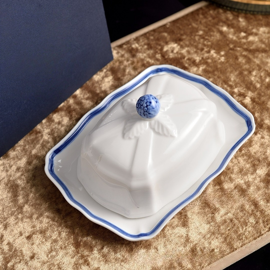 Ceramic Butter Dish with Lid B - Kitchen Baking Tray Set บทวิจารณ์และราคา