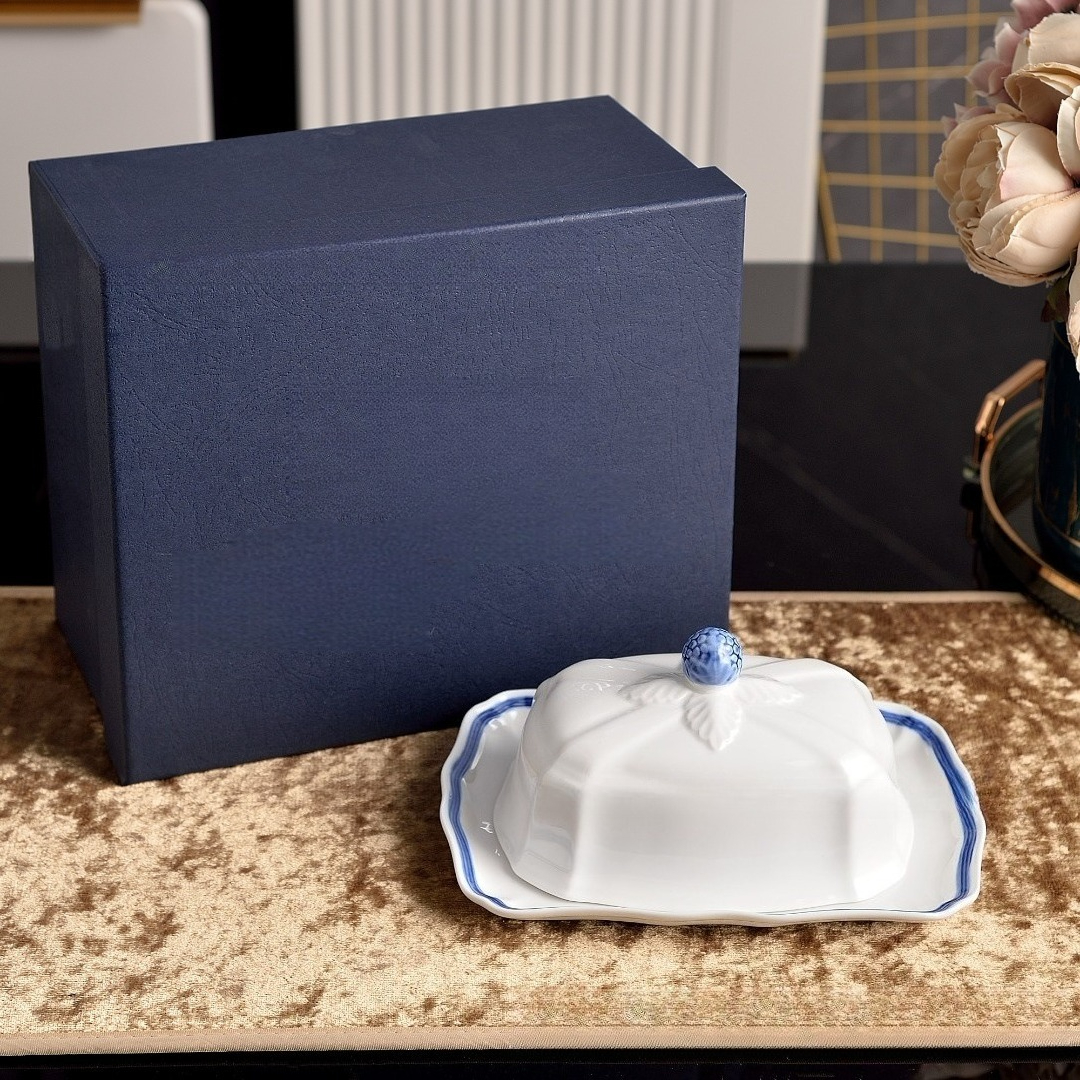 Ceramic Butter Dish with Lid B - Kitchen Baking Tray Set บทวิจารณ์และราคา