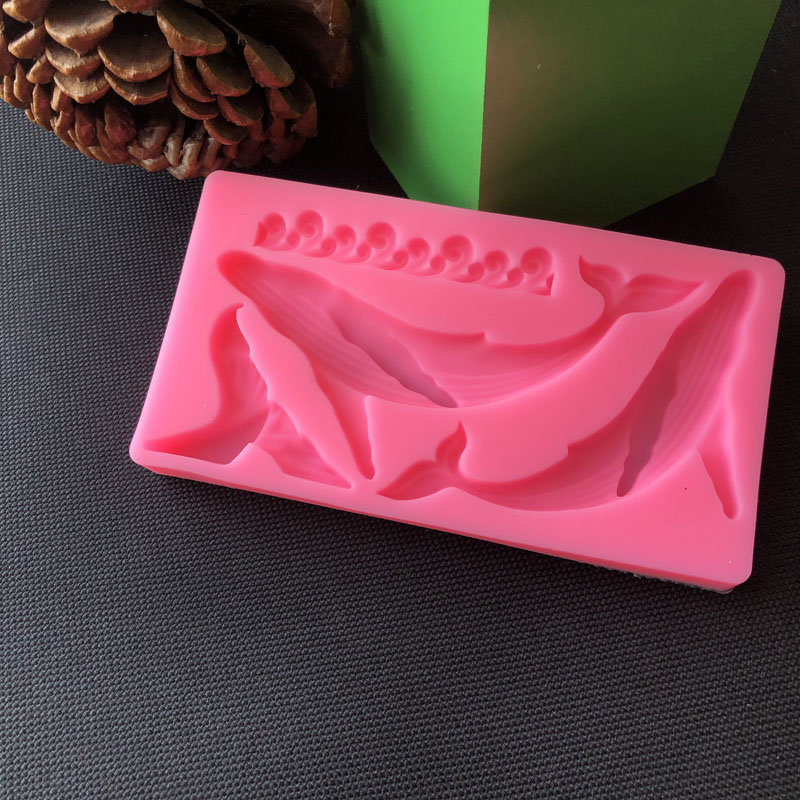 DIY Whale Silicone Mold Ocean  - Kitchen Baking Decor บทวิจารณ์และราคา