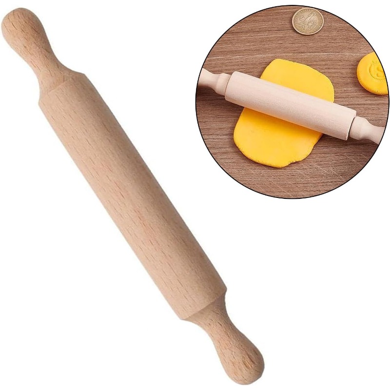Wooden Mini Rolling Pin for Ki - Kitchen Roller Baking บทวิจารณ์และราคา