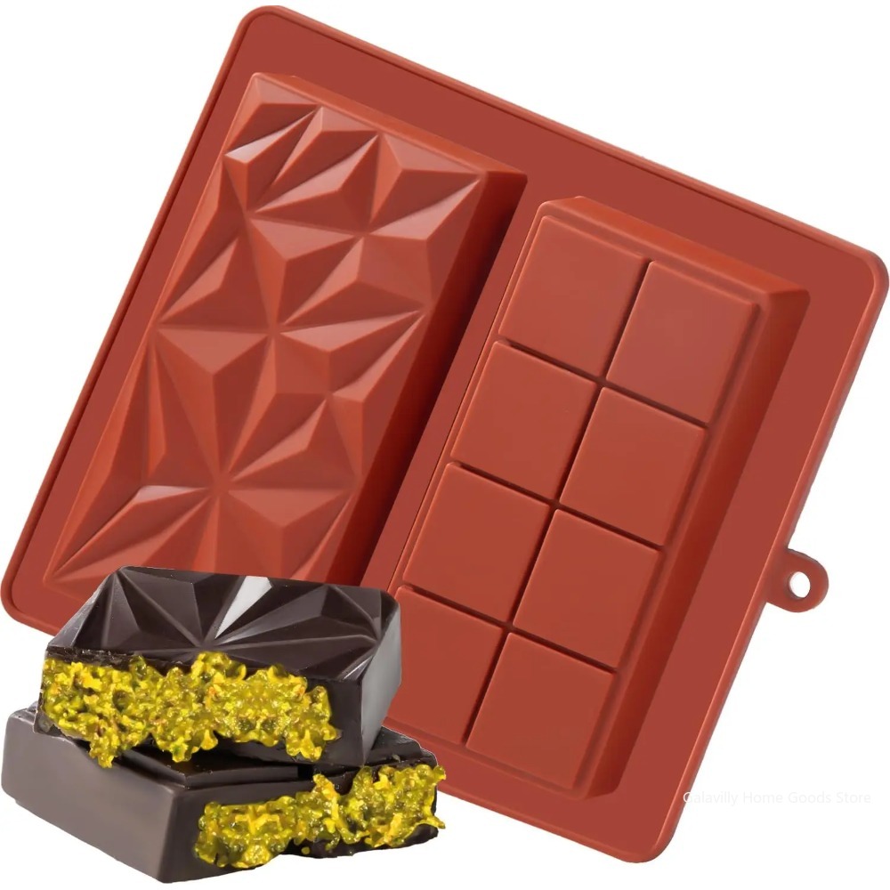 Dubai Chocolate Mold Bar Pista - Kitchen Tools For Baking บทวิจารณ์และราคา