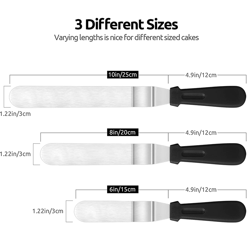 LMETJMA Cake Offset Spatula St - Offset Spatula Set บทวิจารณ์และราคา
