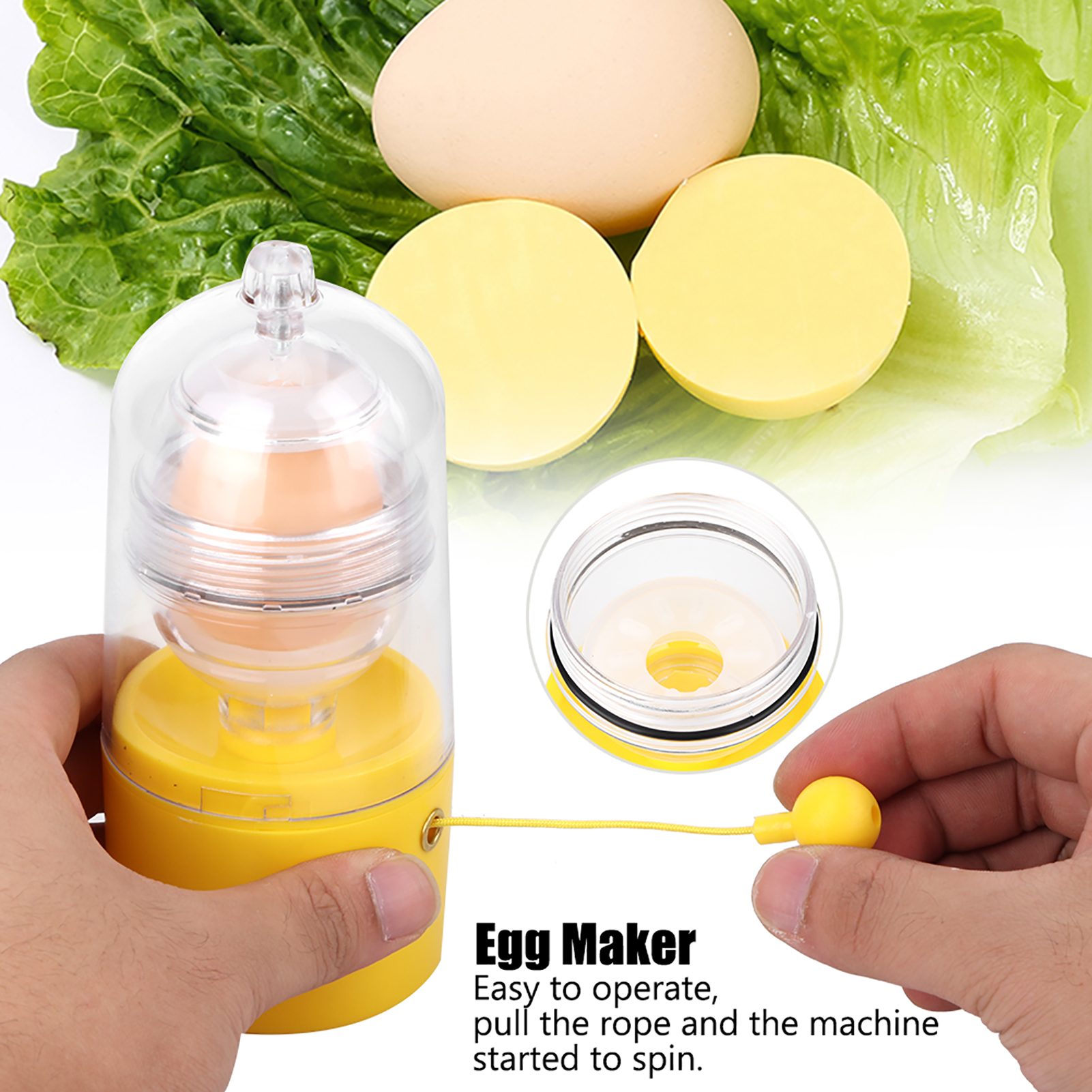 Egg Yolk Shaker Gadget Manual  - Kitchen Baking Blender บทวิจารณ์และราคา