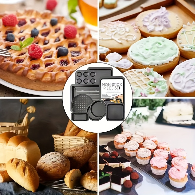 Set of 10 Baking Trays, Featur - Kitchen Baking Cupboard บทวิจารณ์และราคา