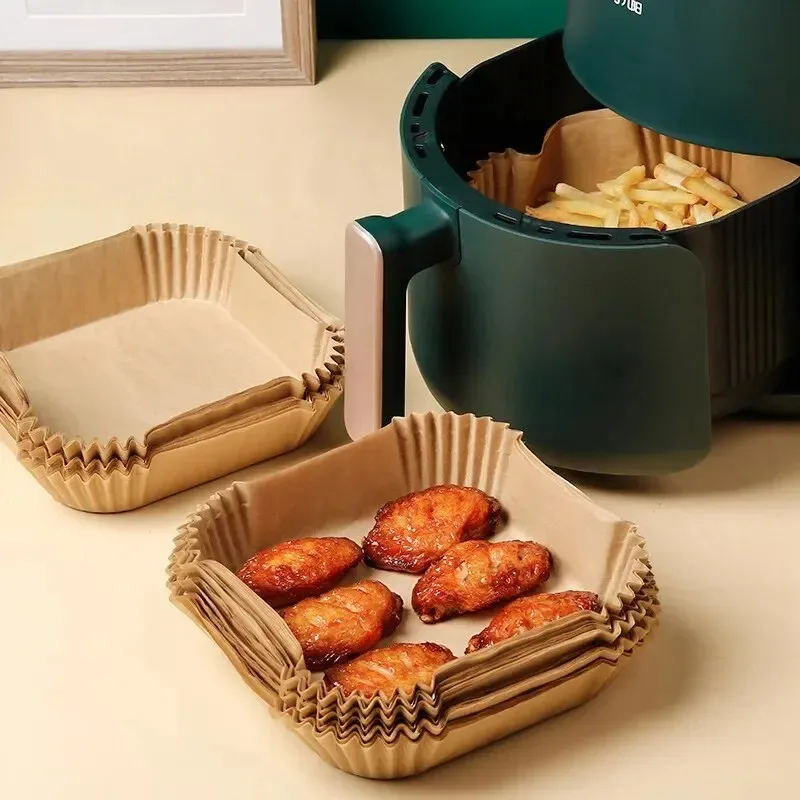 50pcs/set Air Fryer Papers Dis - Kitchen Baking Sheets บทวิจารณ์และราคา