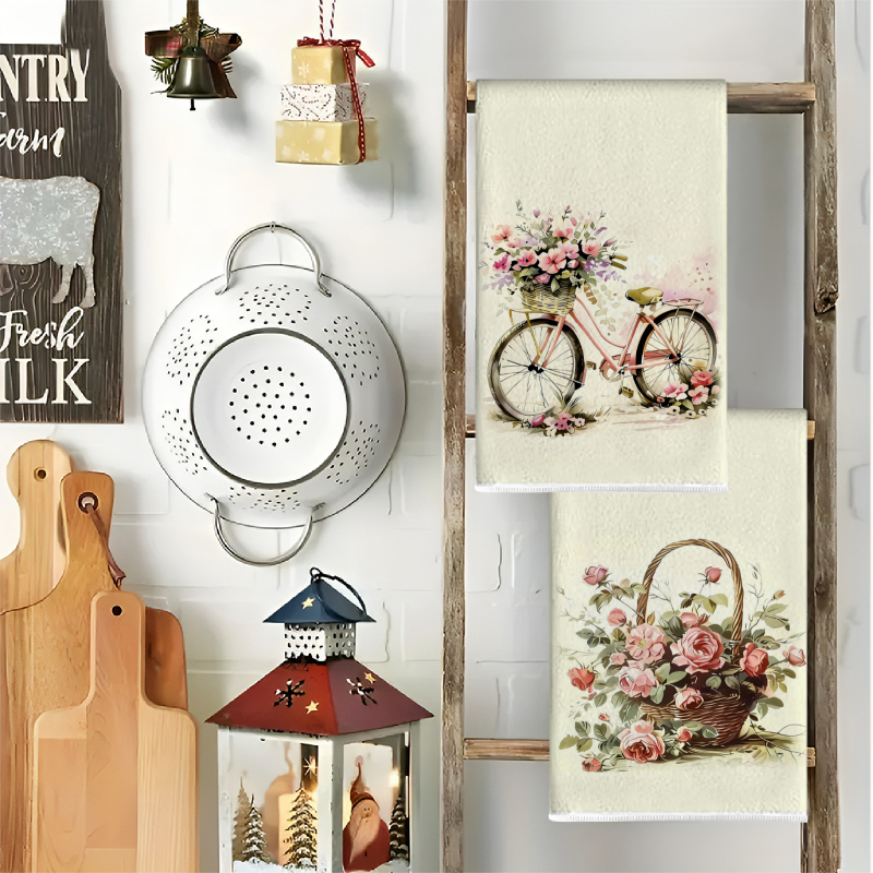 2Pcs, Flower Cart + Rose Baske - Kitchen Baking Cart บทวิจารณ์และราคา
