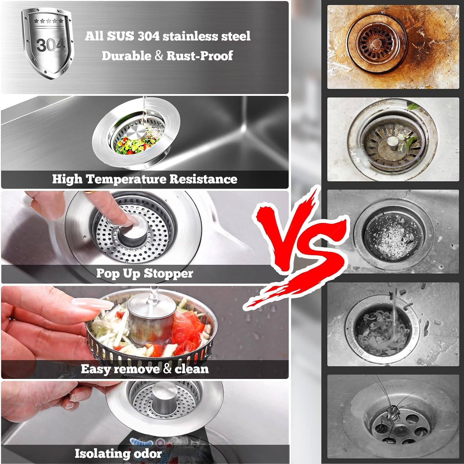 Upgraded 3 in 1 Kitchen Sink D - Kitchen Up บทวิจารณ์และราคา