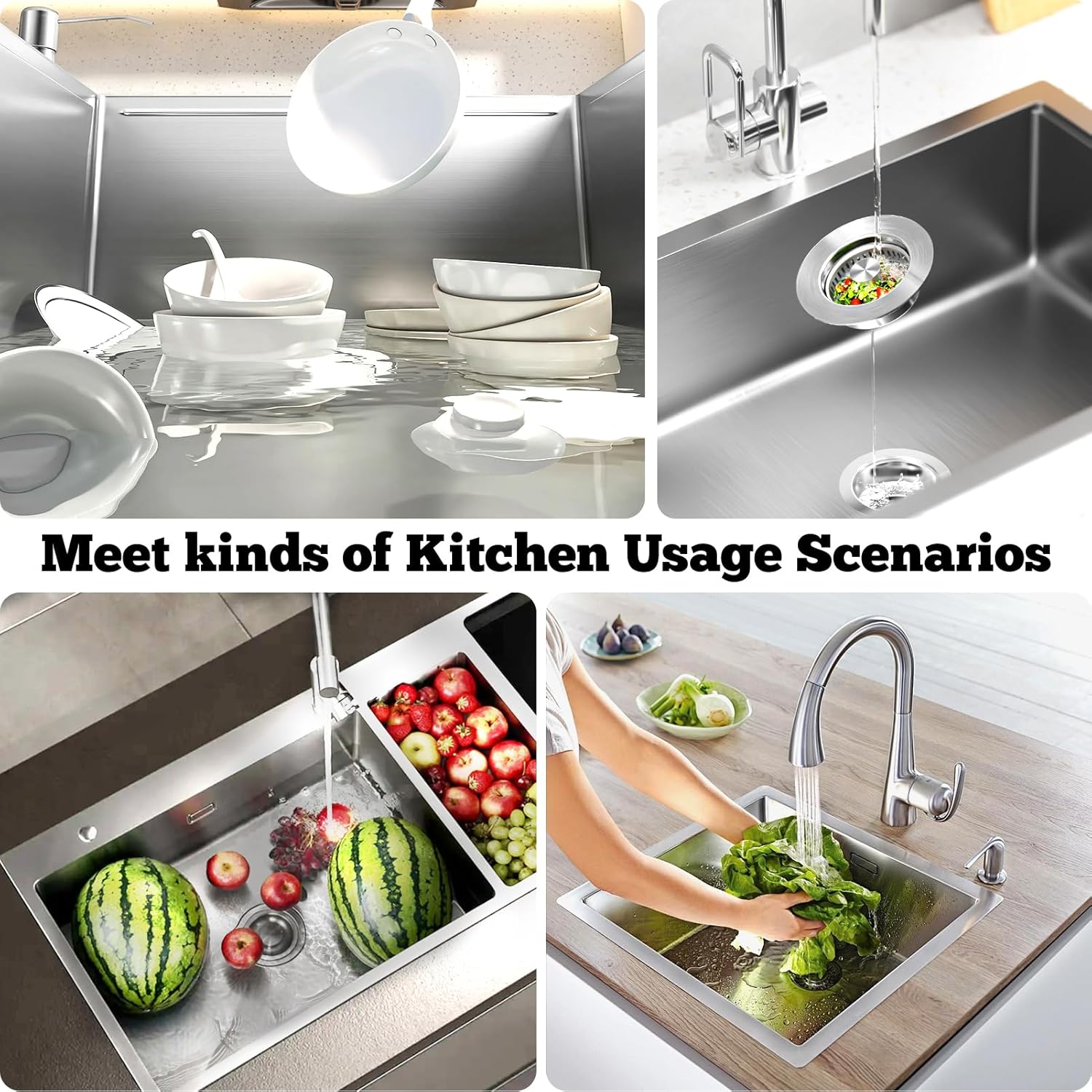 Upgraded 3 in 1 Kitchen Sink D - Kitchen Up บทวิจารณ์และราคา