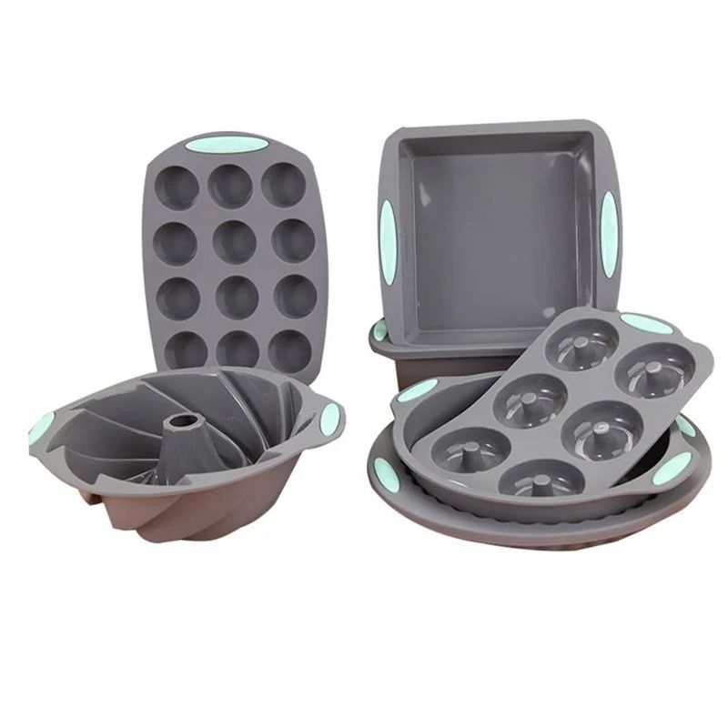 ABUP-Silicone Bread Muffin Mol - Kitchen Baking Tray Set บทวิจารณ์และราคา