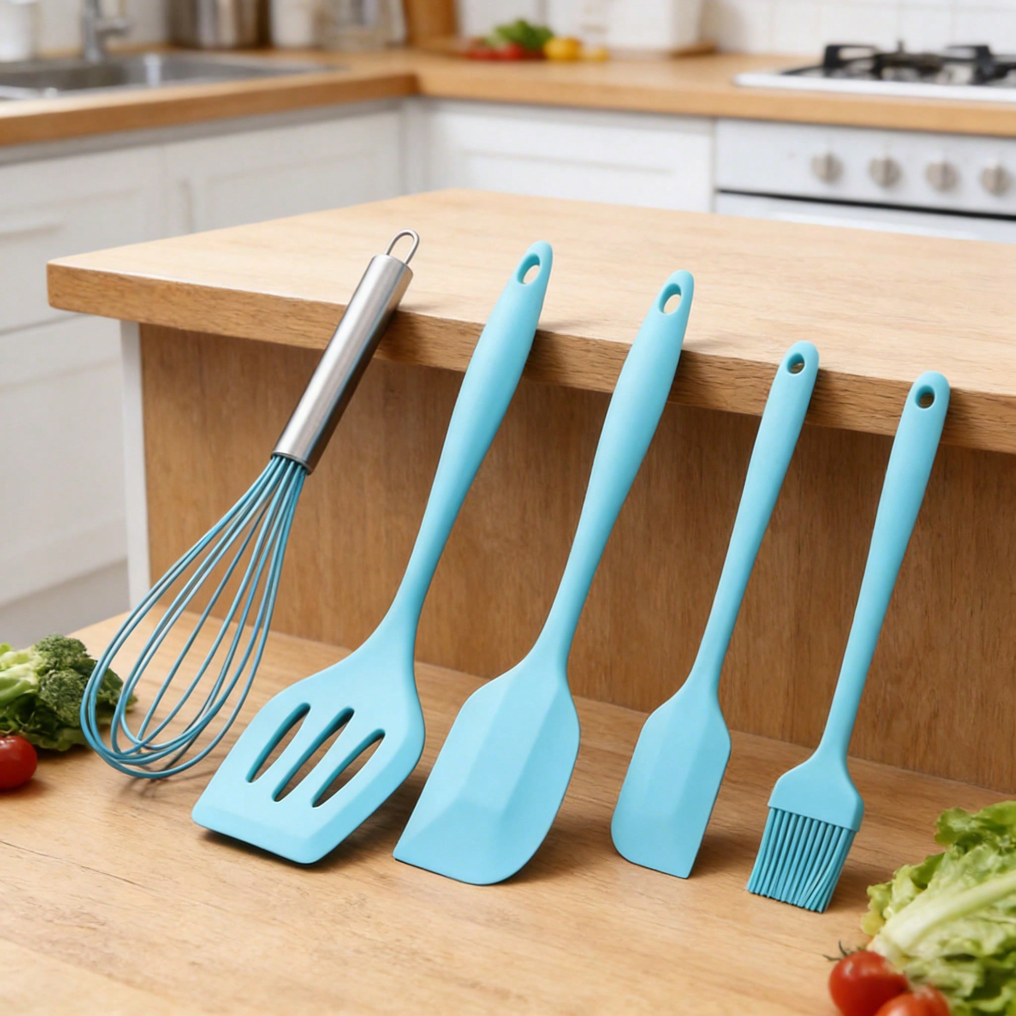 Silicone Cooking Utensils Set, - Kitchen Baking Gadgets บทวิจารณ์และราคา