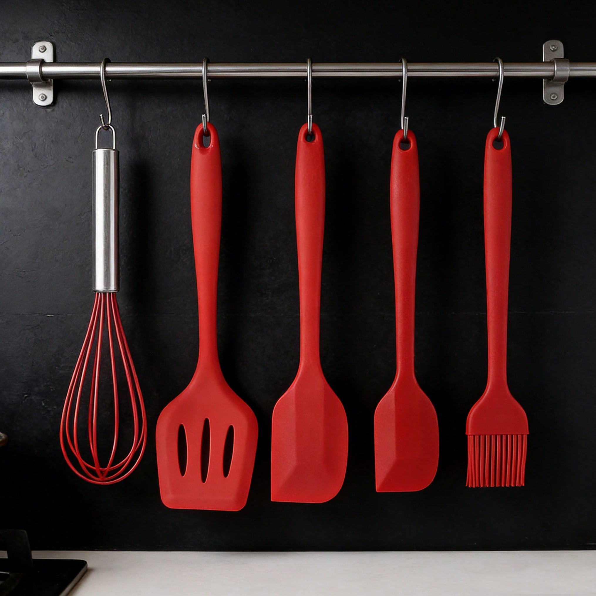 Silicone Cooking Utensils Set, - Kitchen Baking Gadgets บทวิจารณ์และราคา