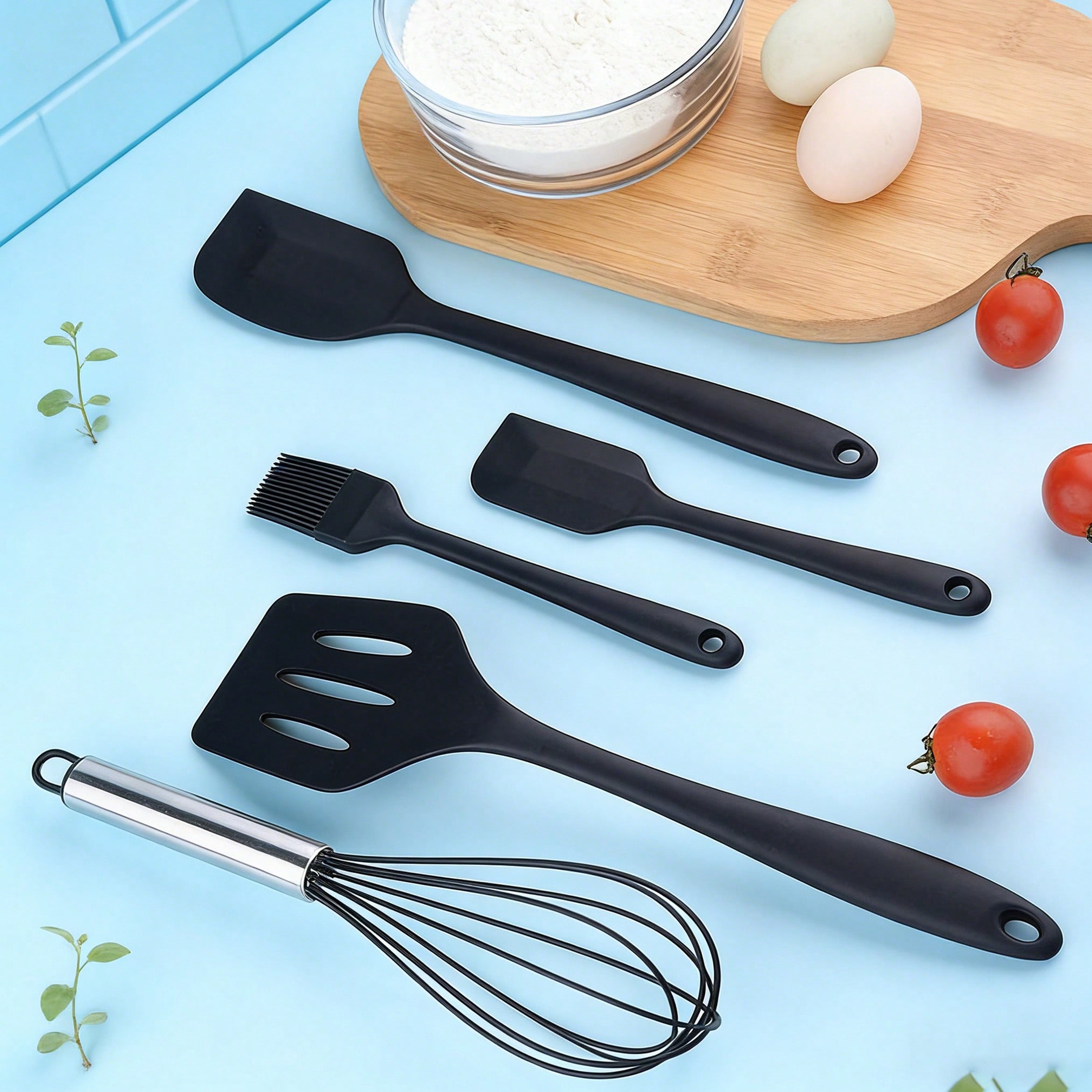 Silicone Cooking Utensils Set, - Kitchen Baking Gadgets บทวิจารณ์และราคา