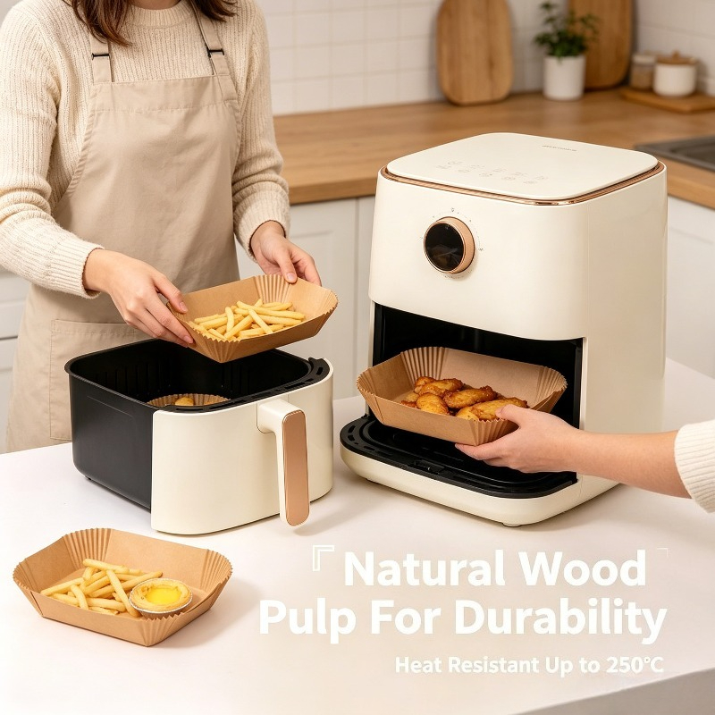 Rectangle Air Fryer Liners Foo - Kitchen Baking Sheets บทวิจารณ์และราคา