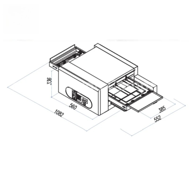 12 20 32 Inch Pizza Conveyor O - Commercial Kitchen Baking Equipment บทวิจารณ์และราคา