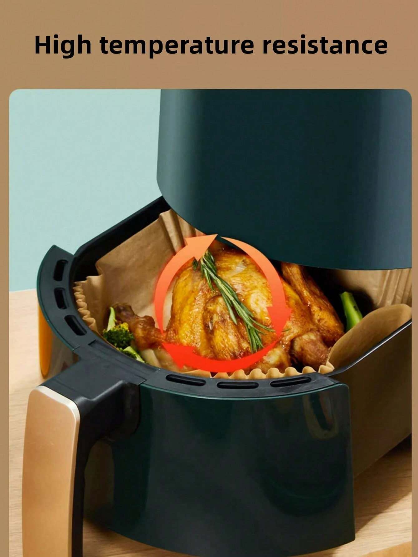 10-200pcs Disposable Air Fryer - Kitchen Baking Sheets บทวิจารณ์และราคา