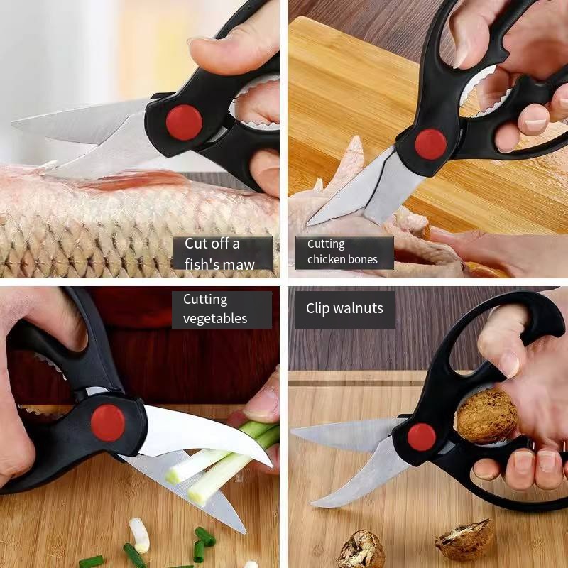 Stainless steel kitchen scisso - Kitchen Jobs บทวิจารณ์และราคา