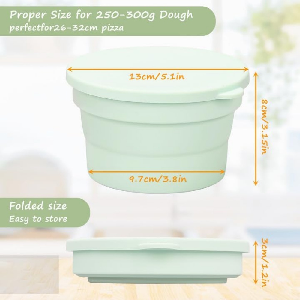 Lidded Hybrid Pizza Dough Box, - Kitchen Jobs บทวิจารณ์และราคา