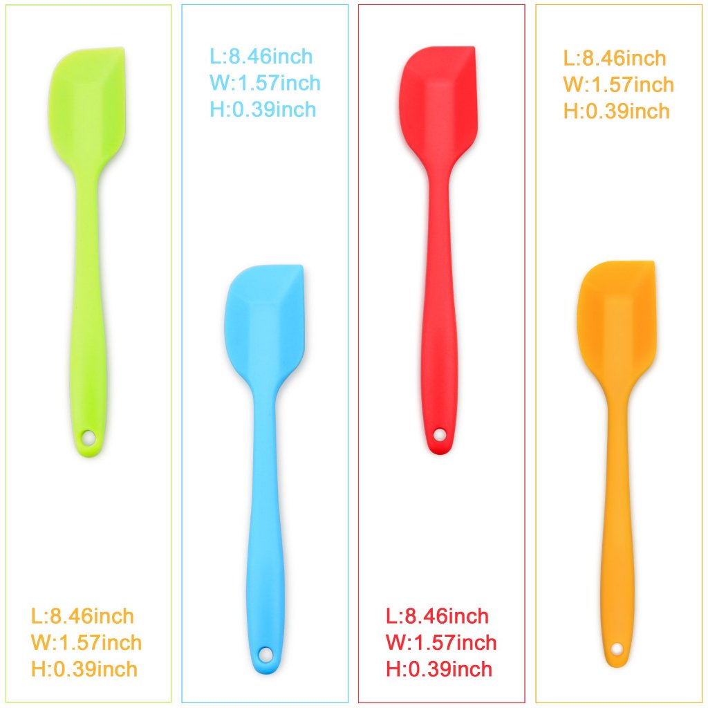 Silicone Spatula,Heat-Resistan - Kitchen Baking Blender บทวิจารณ์และราคา