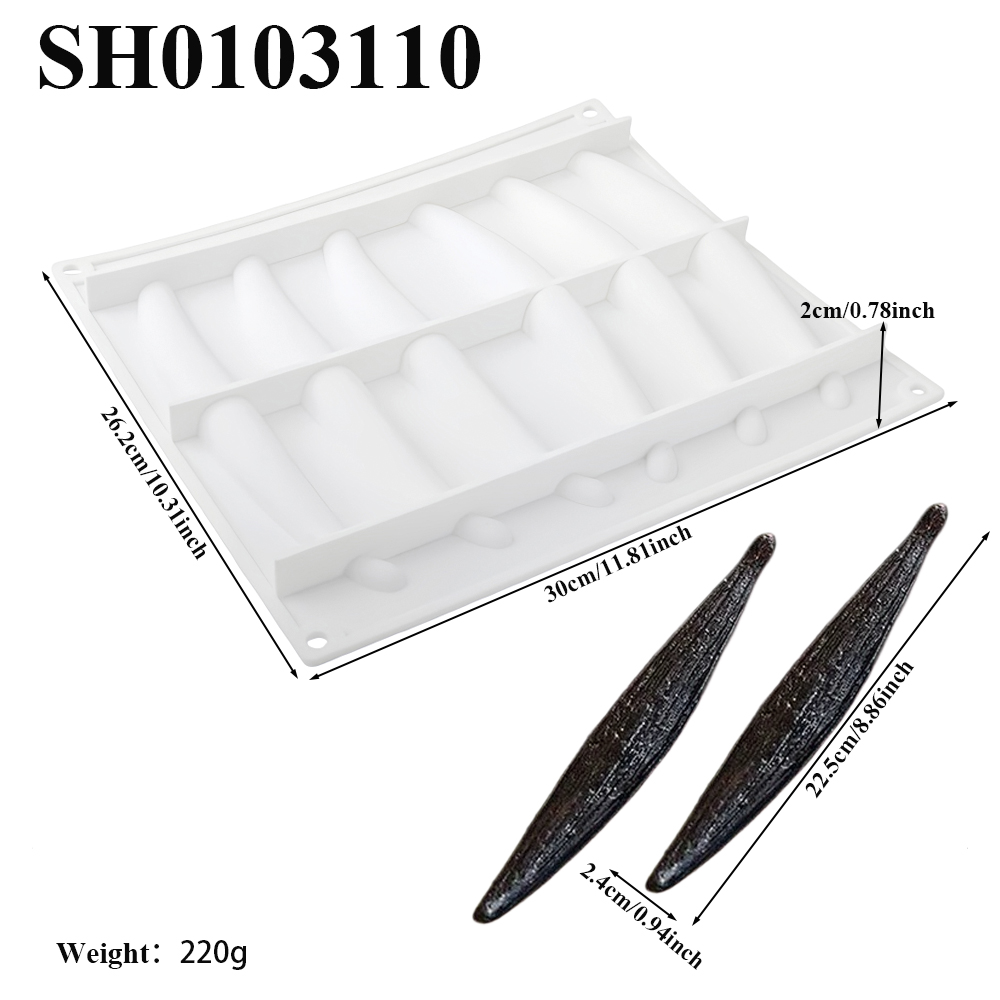 1 or 6 or 10-Cell Vanilla Pod  - Kitchen Design For Baking บทวิจารณ์และราคา