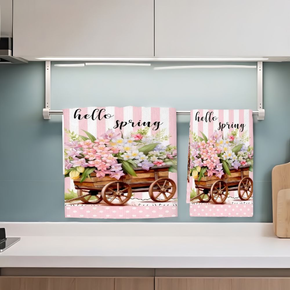 2Pcs, Spring Flower Cart Kitch - Kitchen Baking Cart บทวิจารณ์และราคา