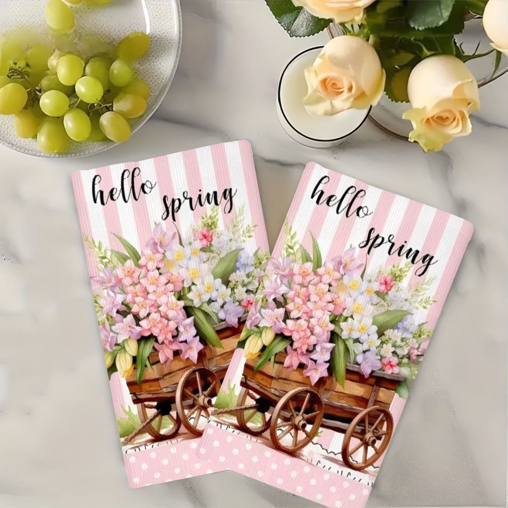 2Pcs, Spring Flower Cart Kitch - Kitchen Baking Cart บทวิจารณ์และราคา