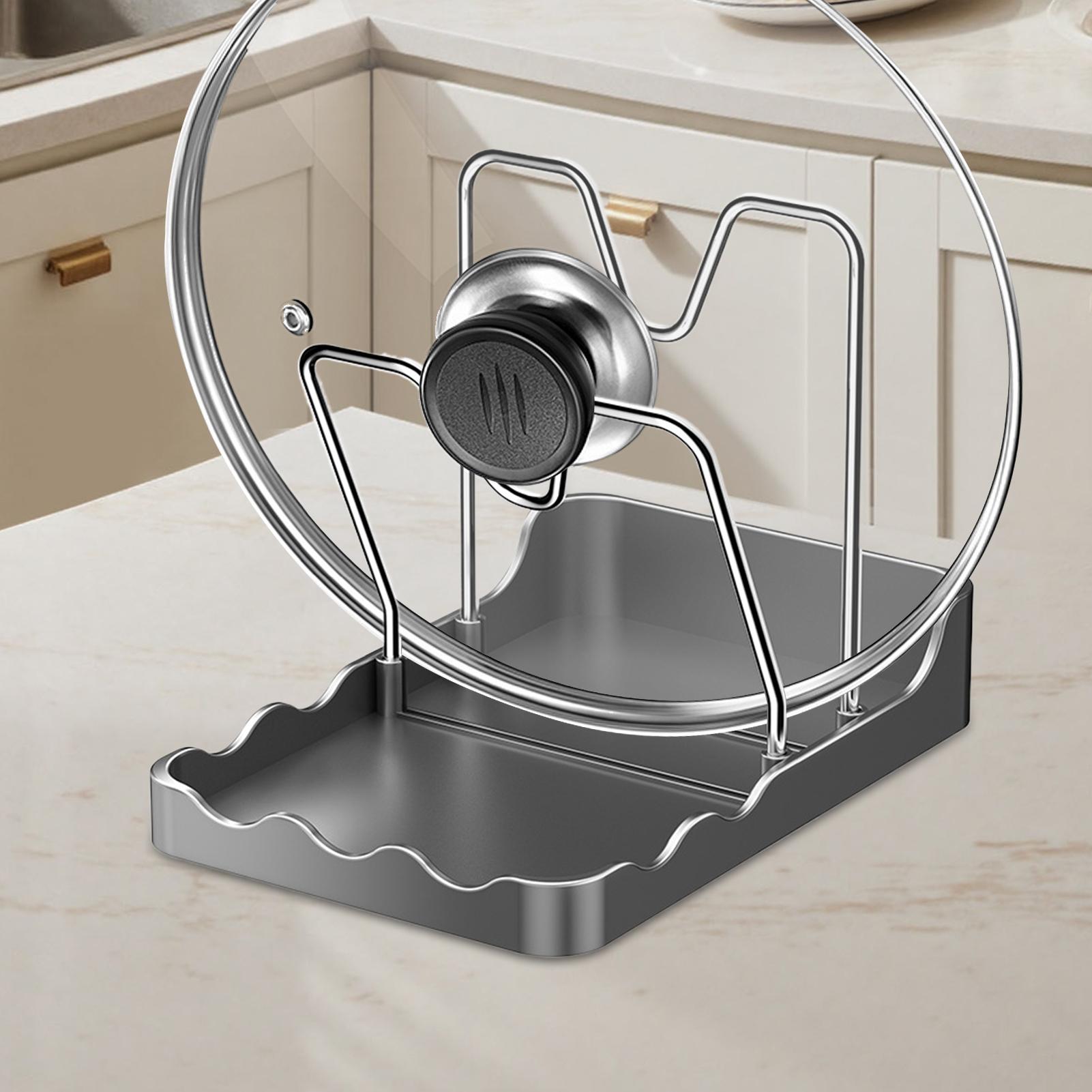 Pot Lid Organizer Vertical Spo - Kitchen Baking Rack บทวิจารณ์และราคา