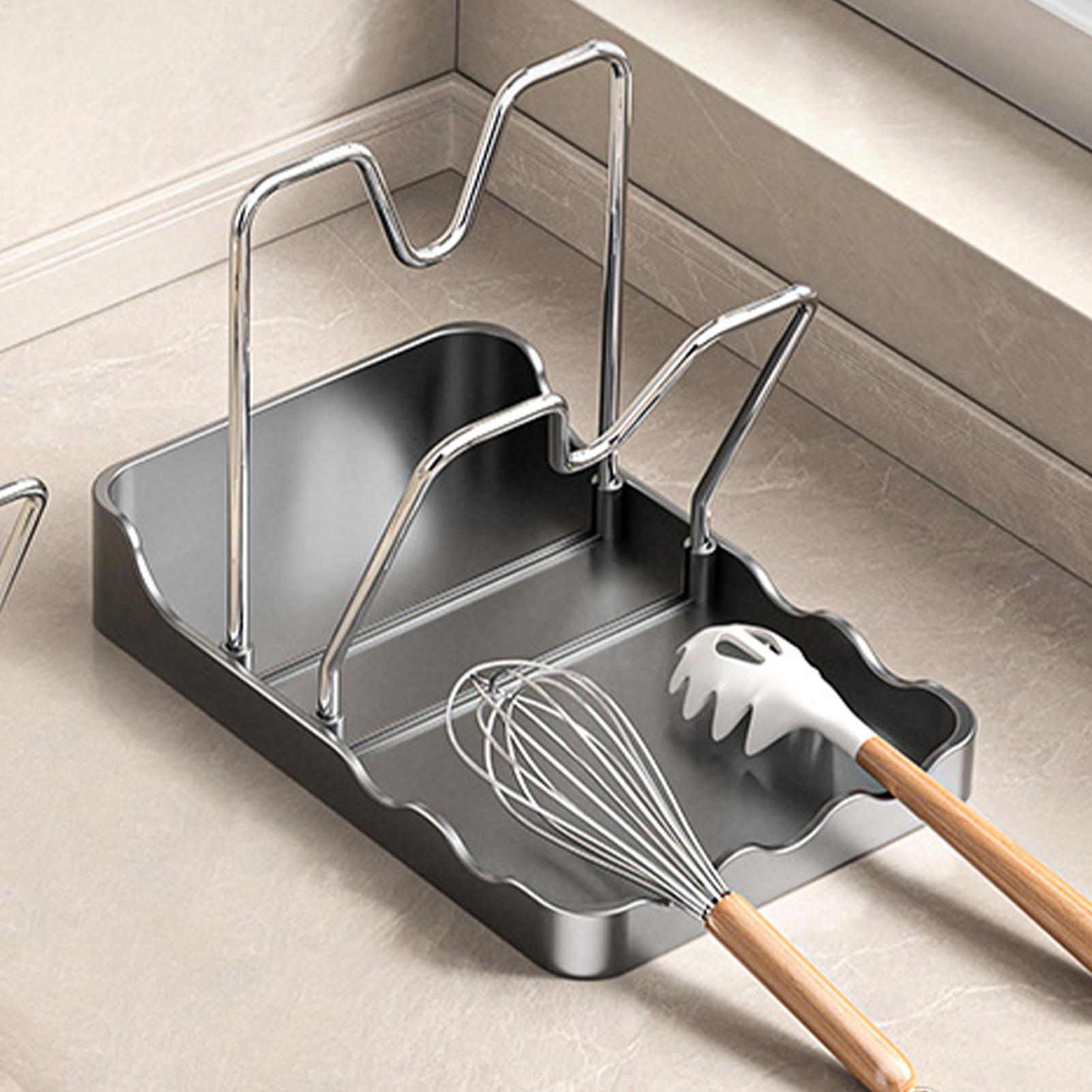 Pot Lid Organizer Vertical Spo - Kitchen Baking Rack บทวิจารณ์และราคา