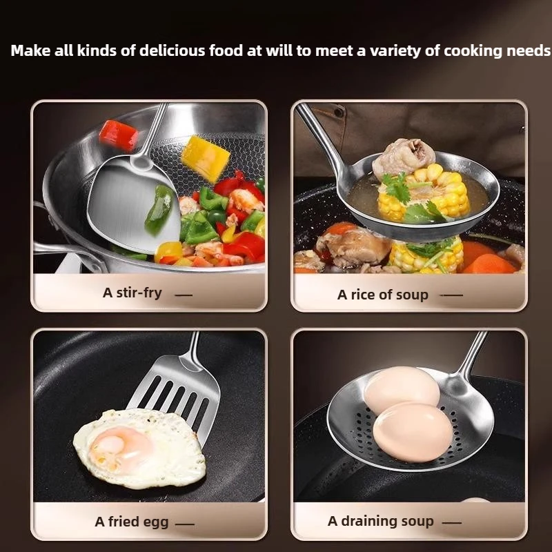 316 Stainless Steel Wok Spatul - Offset Spatula Set บทวิจารณ์และราคา