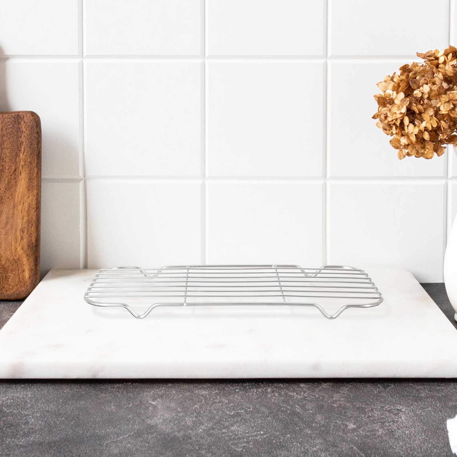 Oil Drain Baking Bread Cooling - Kitchen Baking Rack บทวิจารณ์และราคา