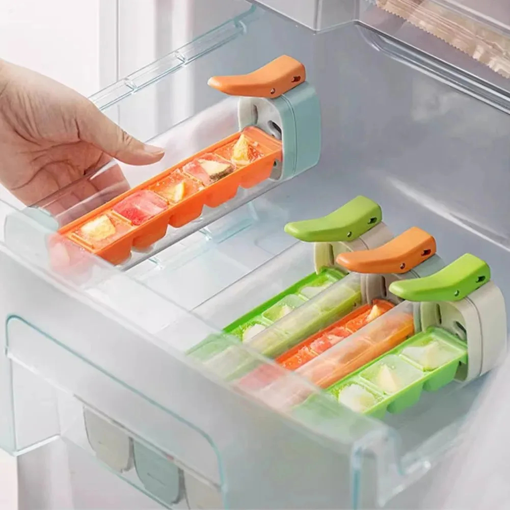 One-Hand Press Ice Cube Tray P - Kitchen Up บทวิจารณ์และราคา