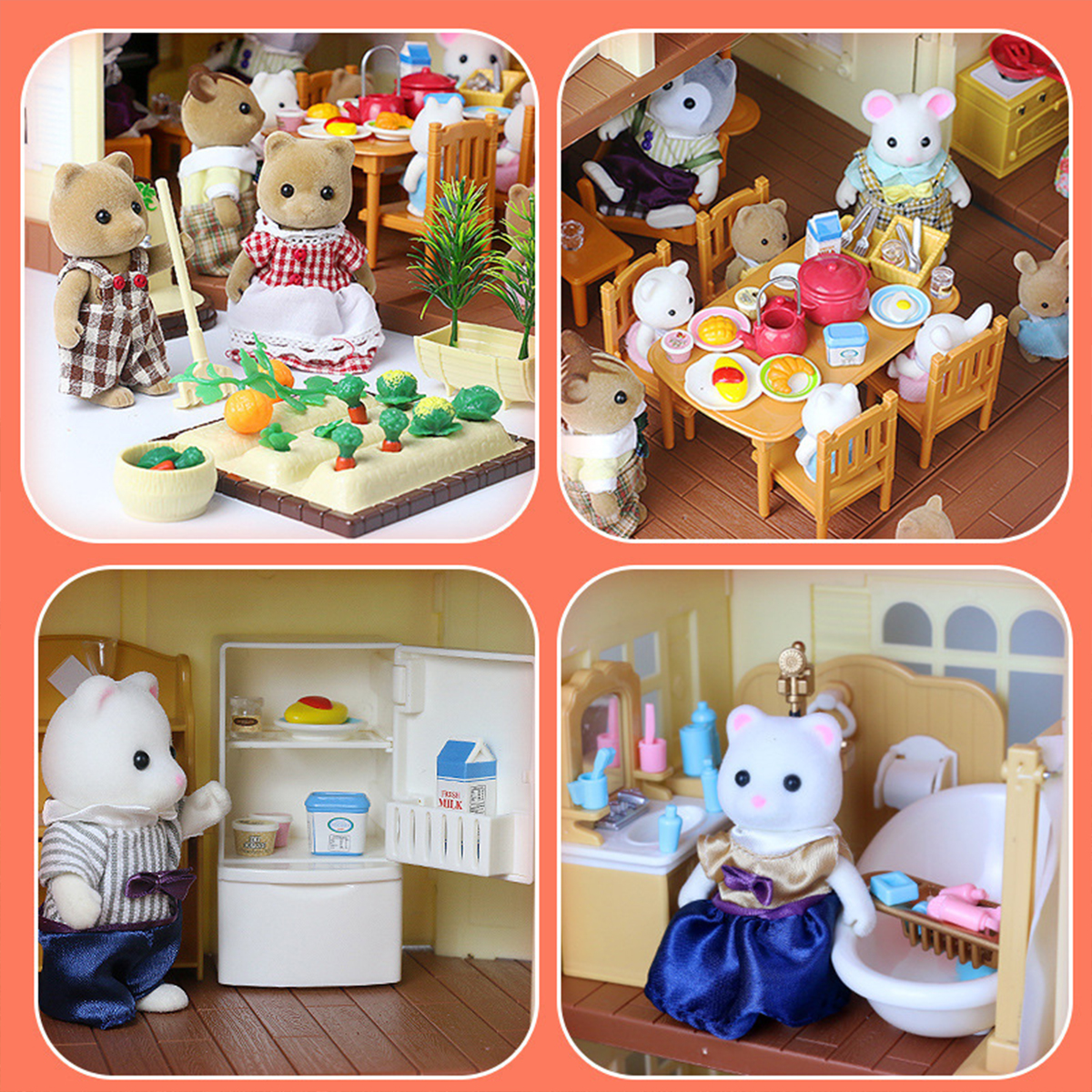 Miniature Furniture 1:12 Dollh - Kitchen Up บทวิจารณ์และราคา