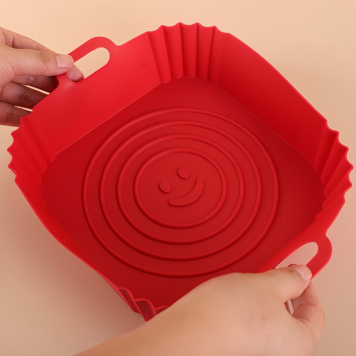 2Pcs Reusable Square Silicone  - Kitchen Baking Tray Set บทวิจารณ์และราคา